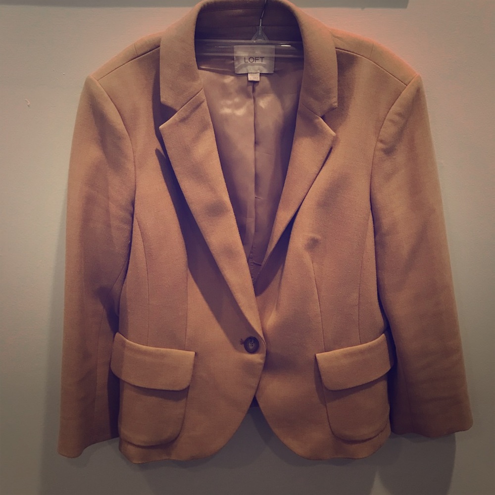 LOFT tan Blazer